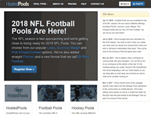 Tablet Screenshot of hostedpools.com
